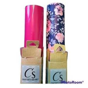 NIB 2 CS Crafter's Square Vinyl Paper